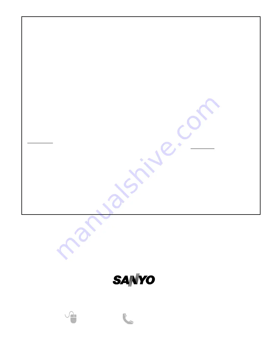 Sanyo DP50741 Скачать руководство пользователя страница 16