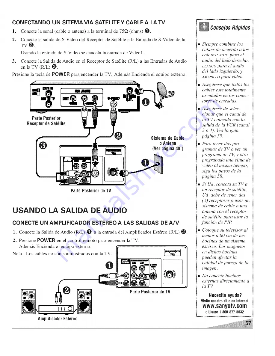 Sanyo DS27820 Скачать руководство пользователя страница 57