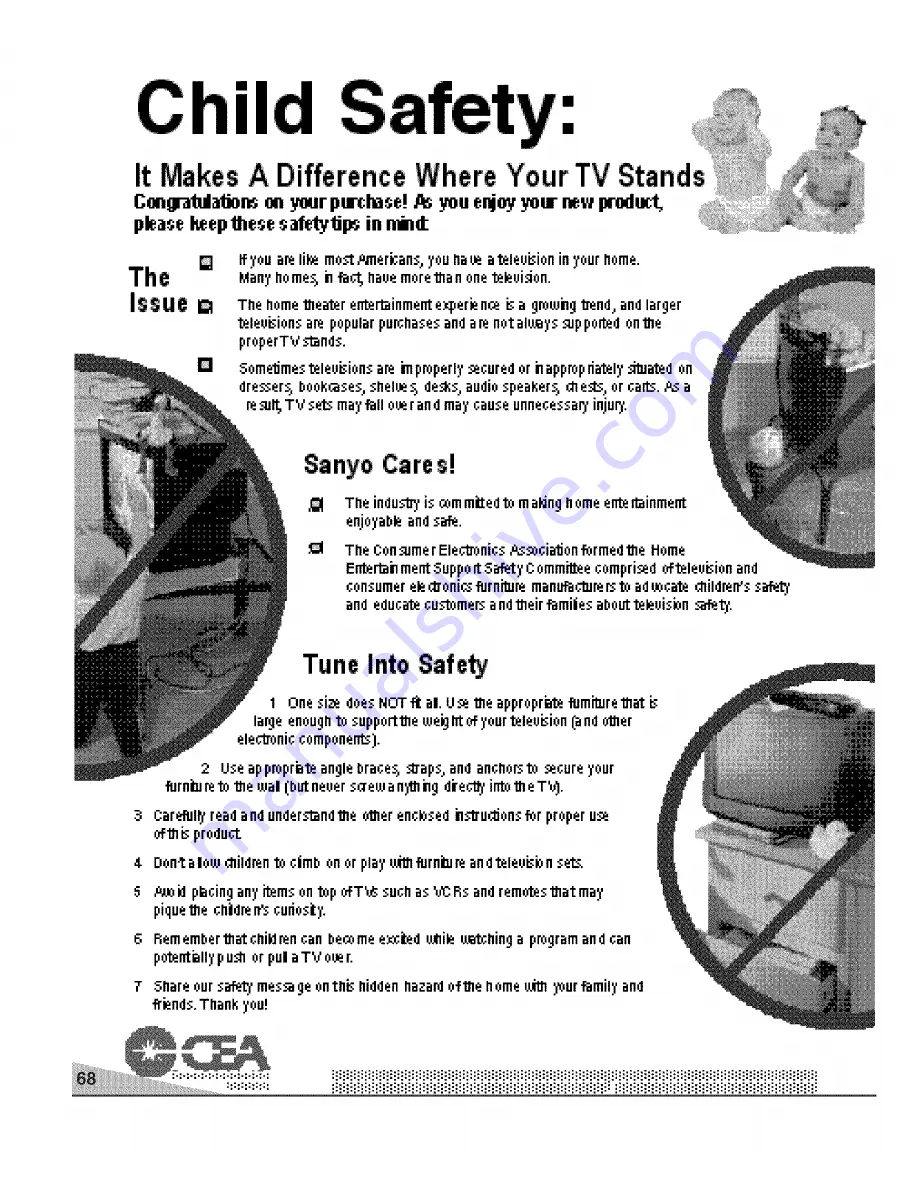 Sanyo DS27820 Owner'S Manual Download Page 68