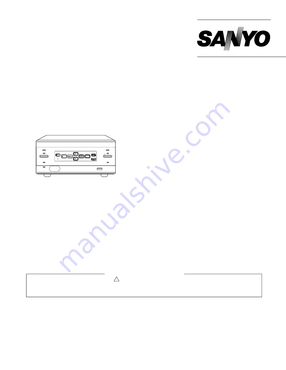 Sanyo DSR-M810P Service Manual Download Page 1