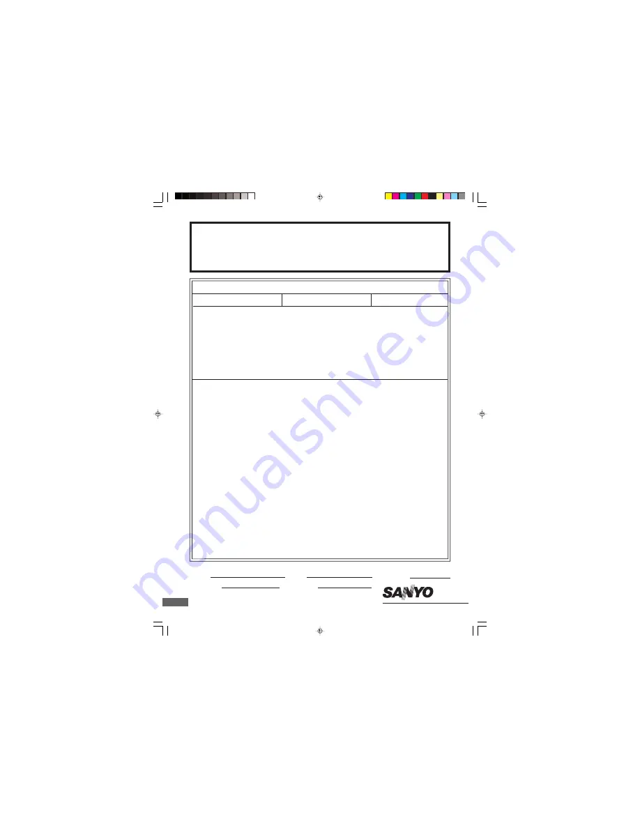 Sanyo DWM-400 Скачать руководство пользователя страница 38