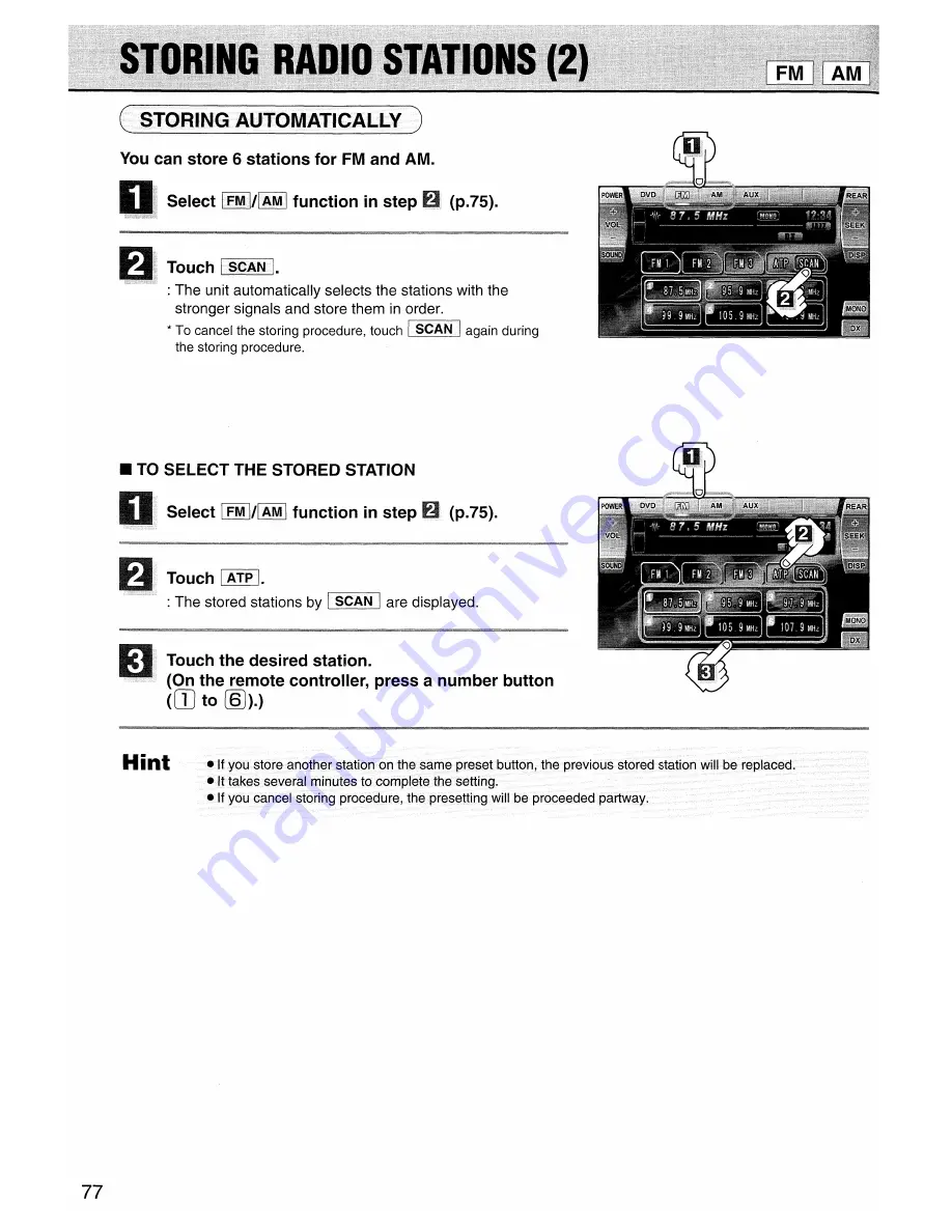 Sanyo ECD-T1780DV Installation And Operation Manual Download Page 78