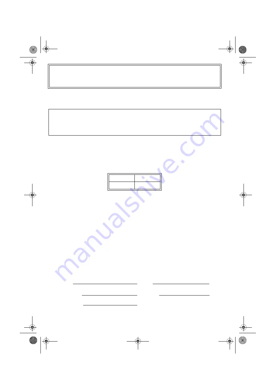 Sanyo ECD-T1820 Operating Instructions Manual Download Page 2