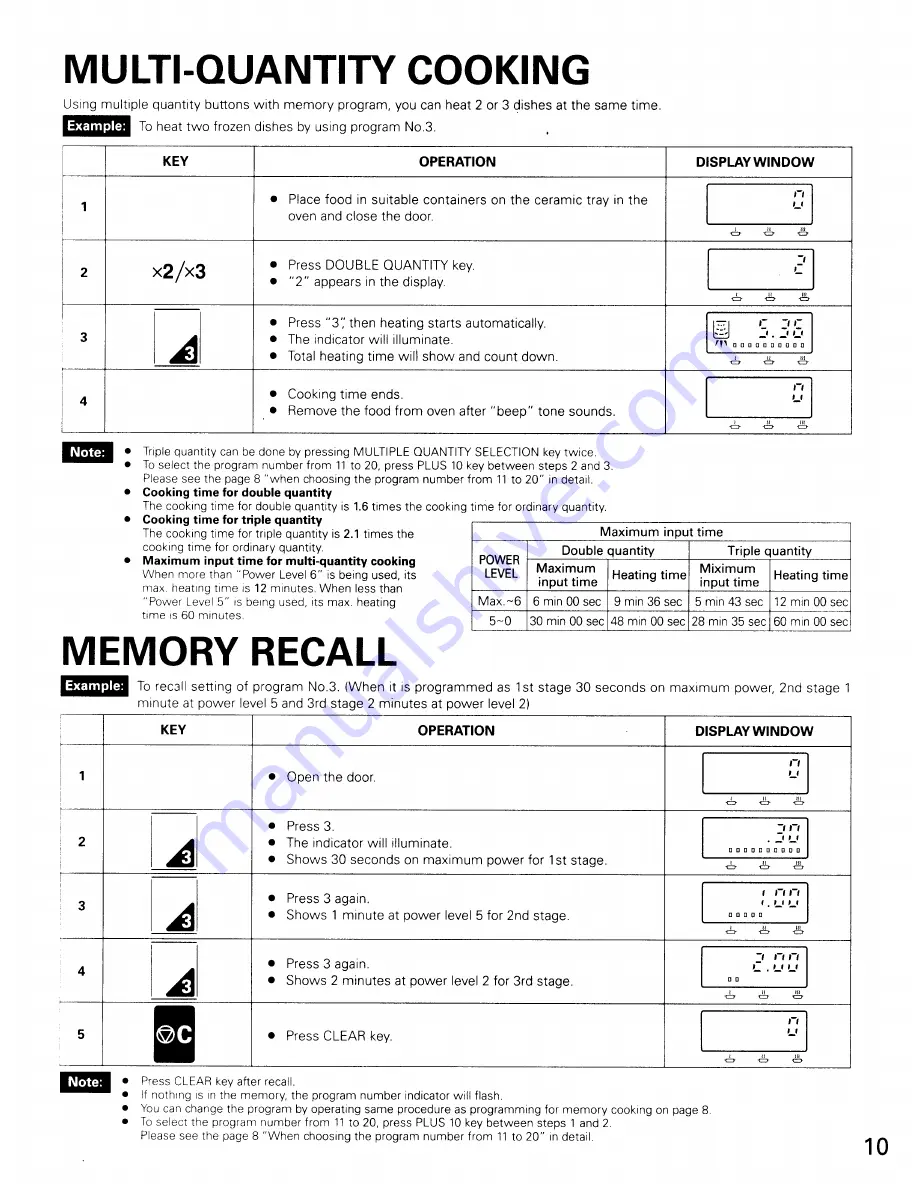 Sanyo EM-C1900 Instructions Manual Download Page 11