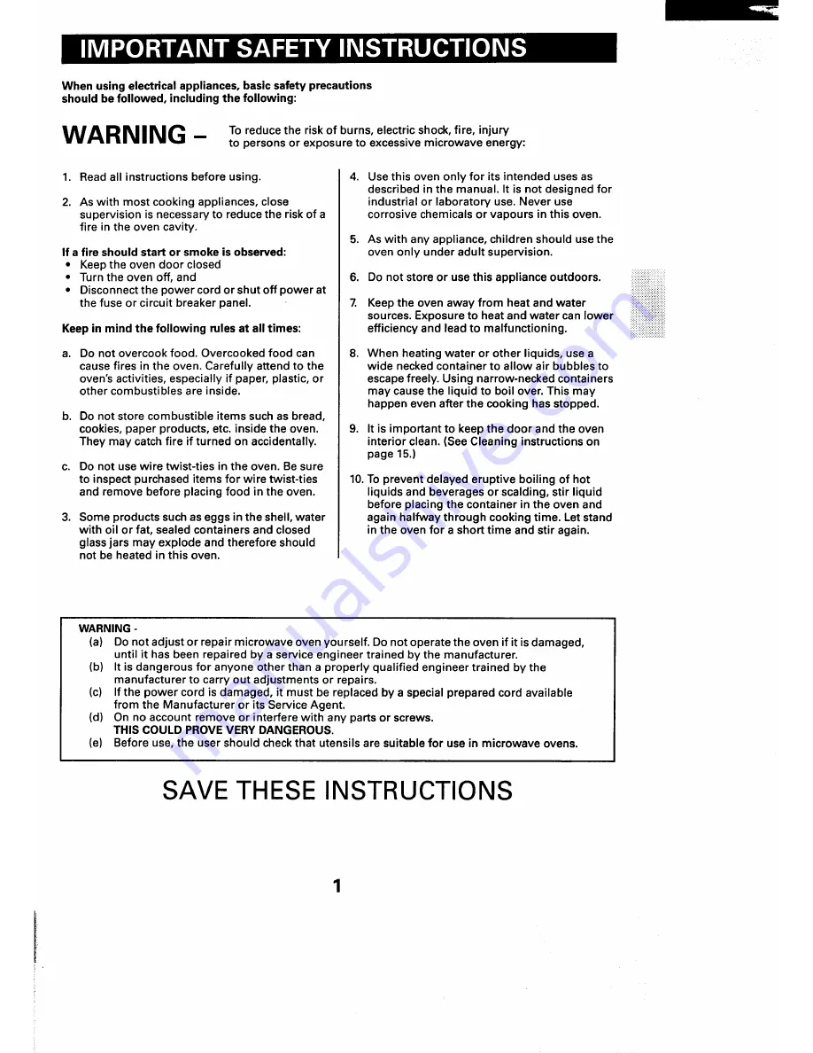 Sanyo EM-M105 Instruction Manual Download Page 3