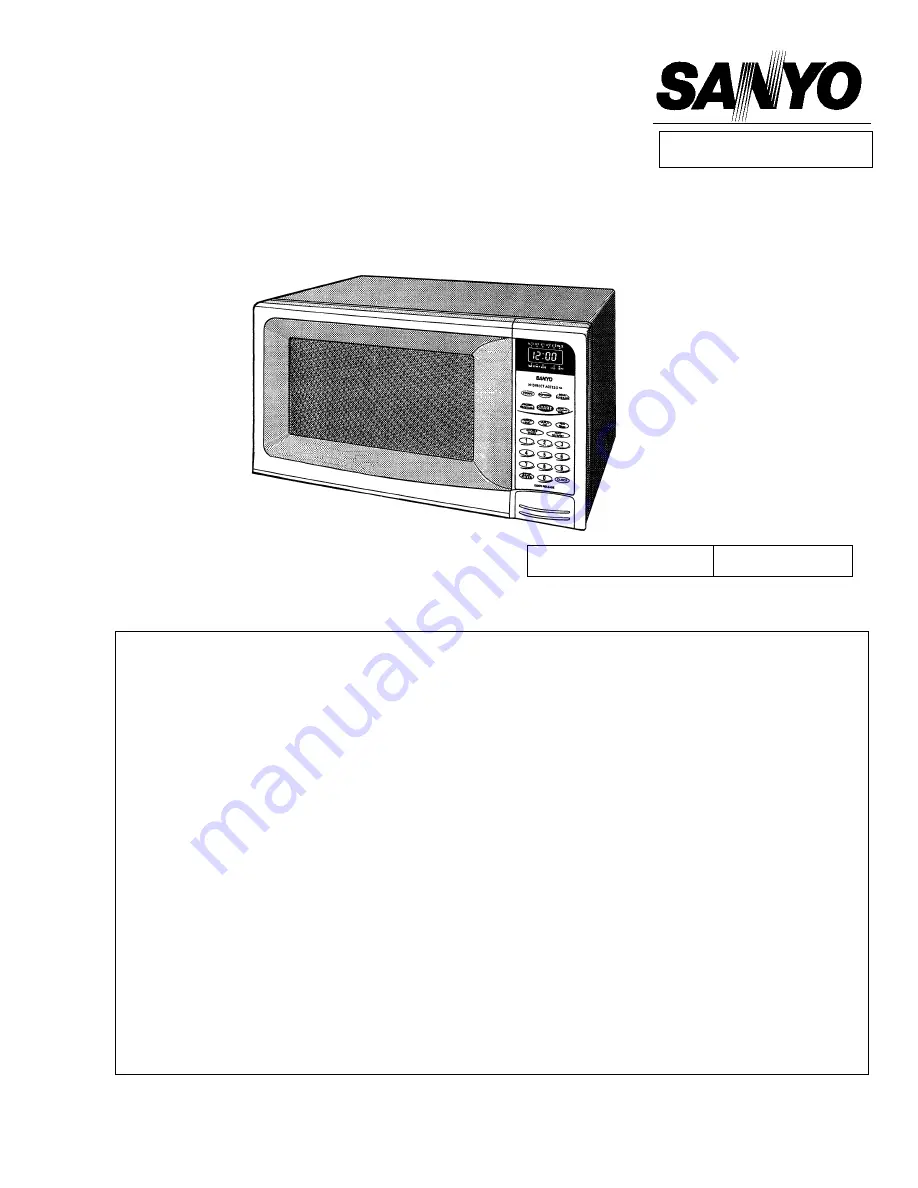 Sanyo EM-N107AS Скачать руководство пользователя страница 1