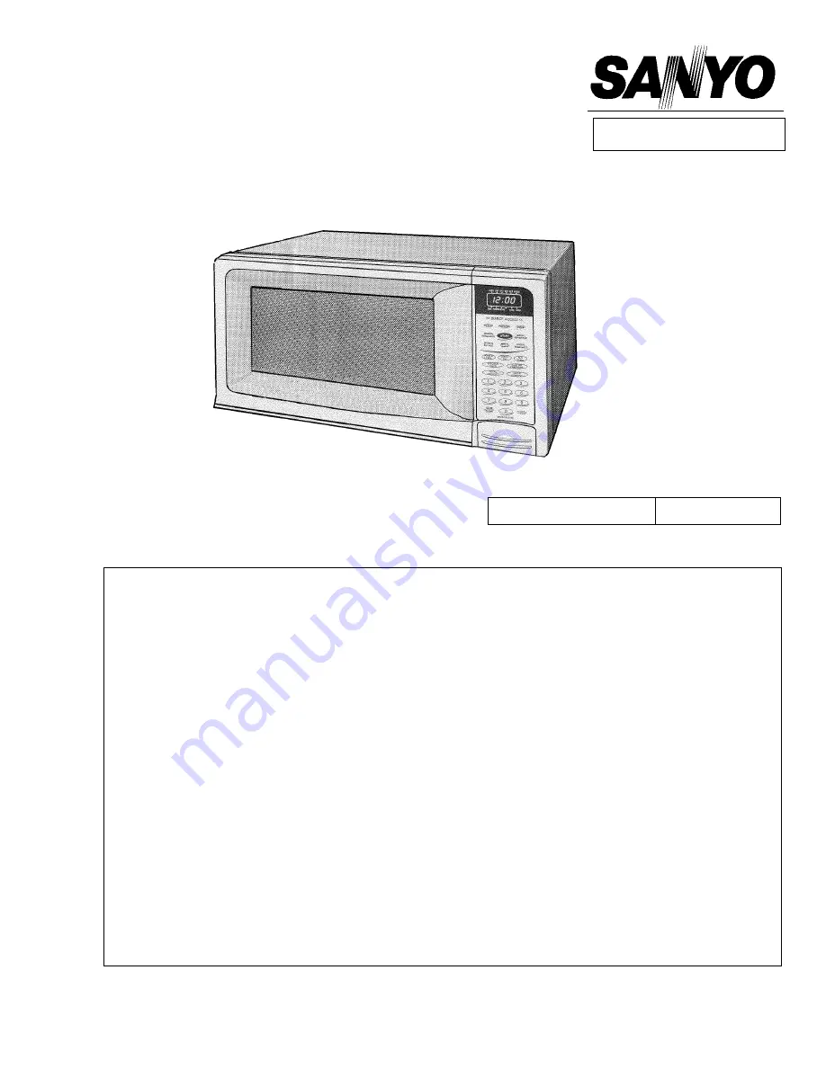 Sanyo EM-P672WS Service Manual Download Page 1