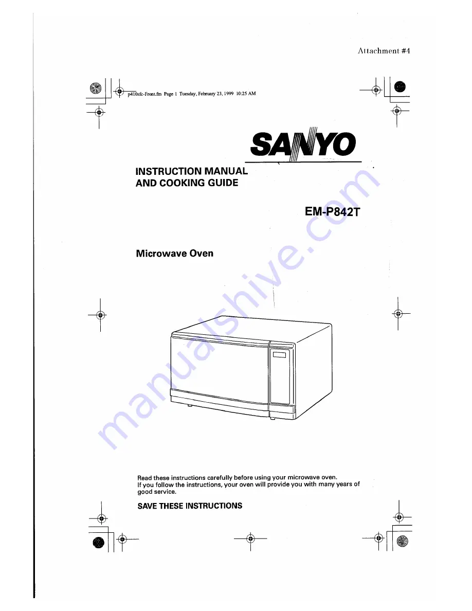 Sanyo EM-P842T Скачать руководство пользователя страница 1