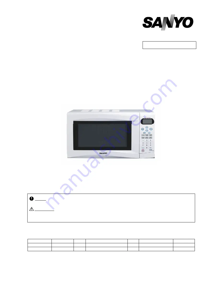 Sanyo EM-S357AW Скачать руководство пользователя страница 1