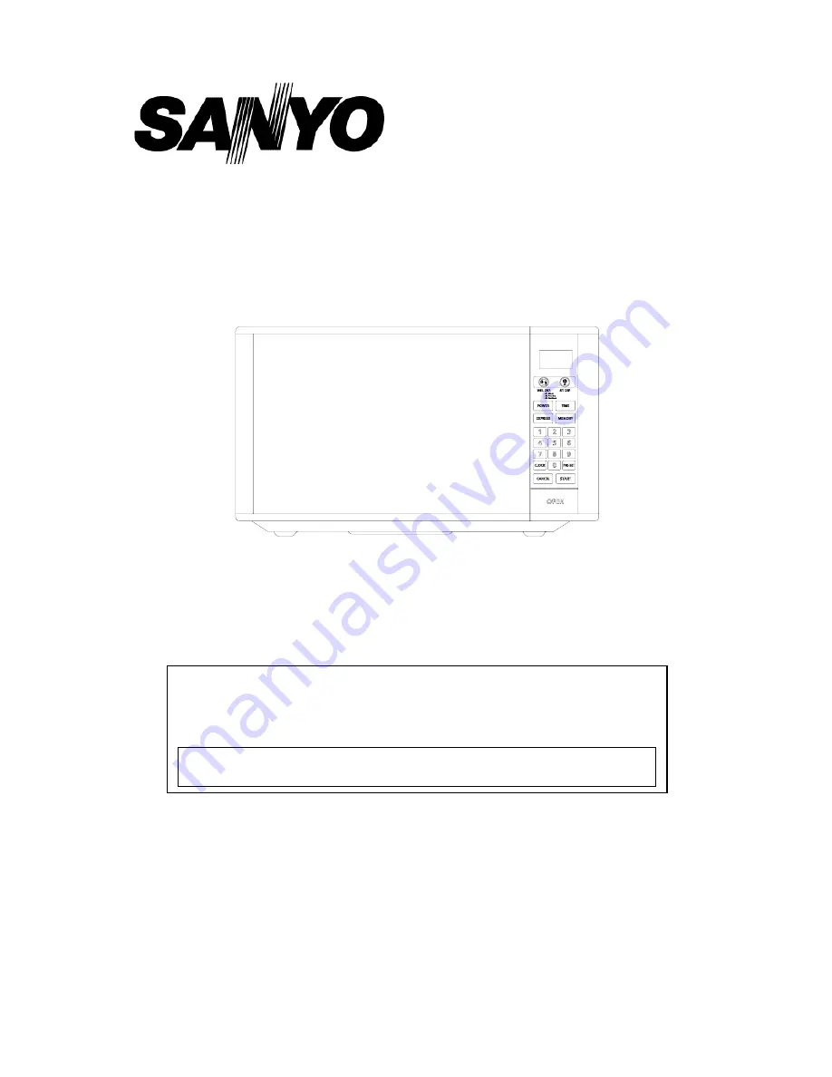 Sanyo EM-S5597B Instruction Manual Download Page 1