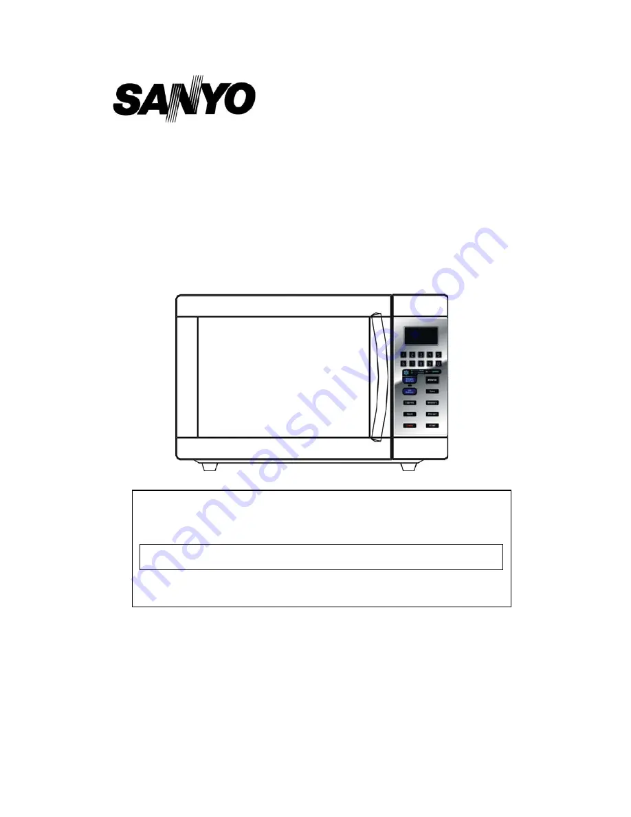 Sanyo EM-S625S Скачать руководство пользователя страница 1