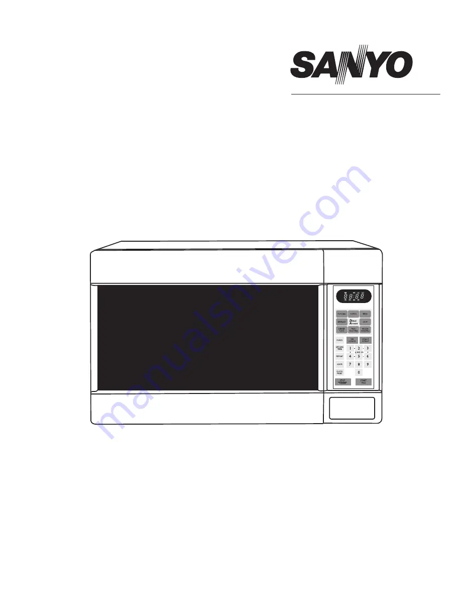 Sanyo EM-S8586V Instruction Manual Download Page 1