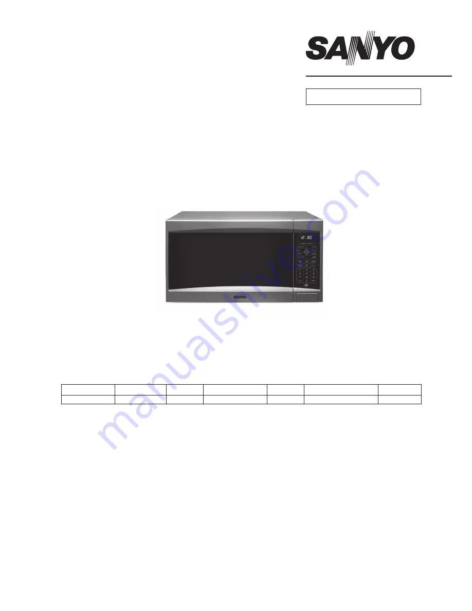 Sanyo EM-S8597V Service Manual Download Page 1