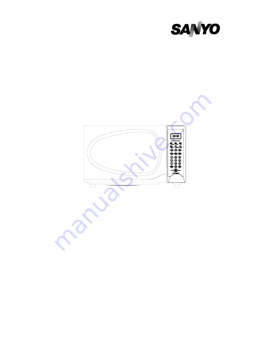 Sanyo EM-W3000W Service Manual Download Page 1