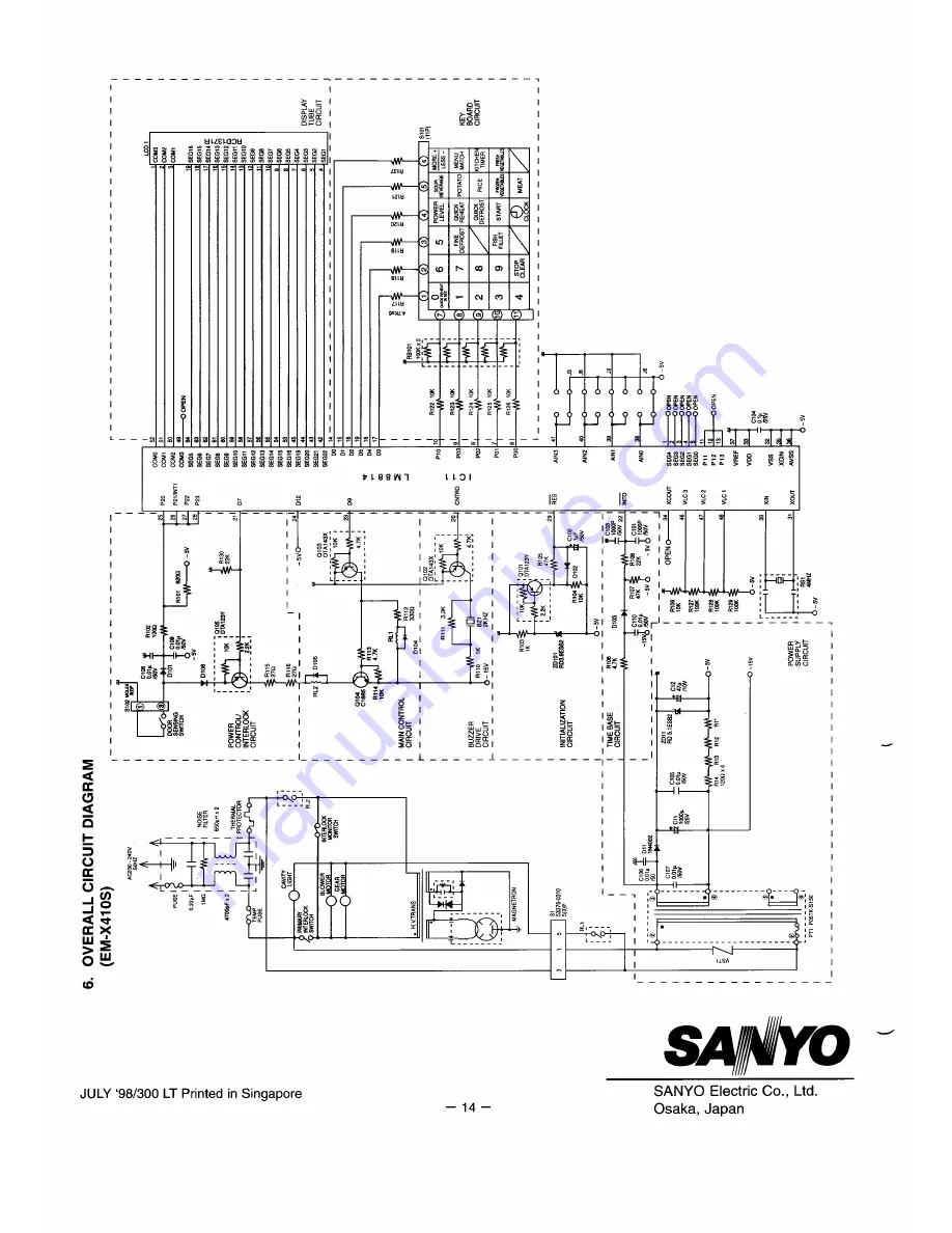 Sanyo EM-X410S Скачать руководство пользователя страница 15