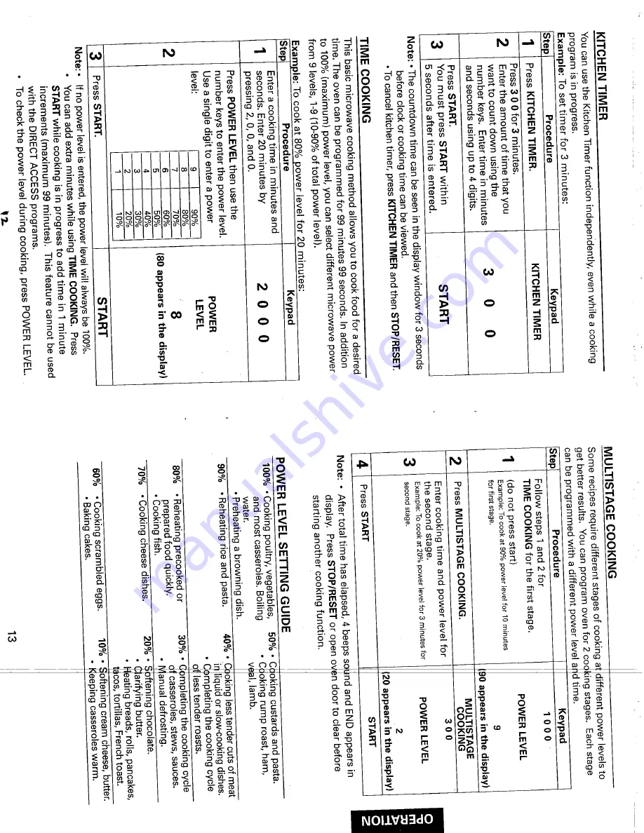 Sanyo EM-Z2000 Instruction Manual And Cooking Manual Download Page 7