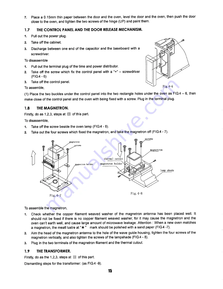 Sanyo EM-Z2001S Service Manual Download Page 16