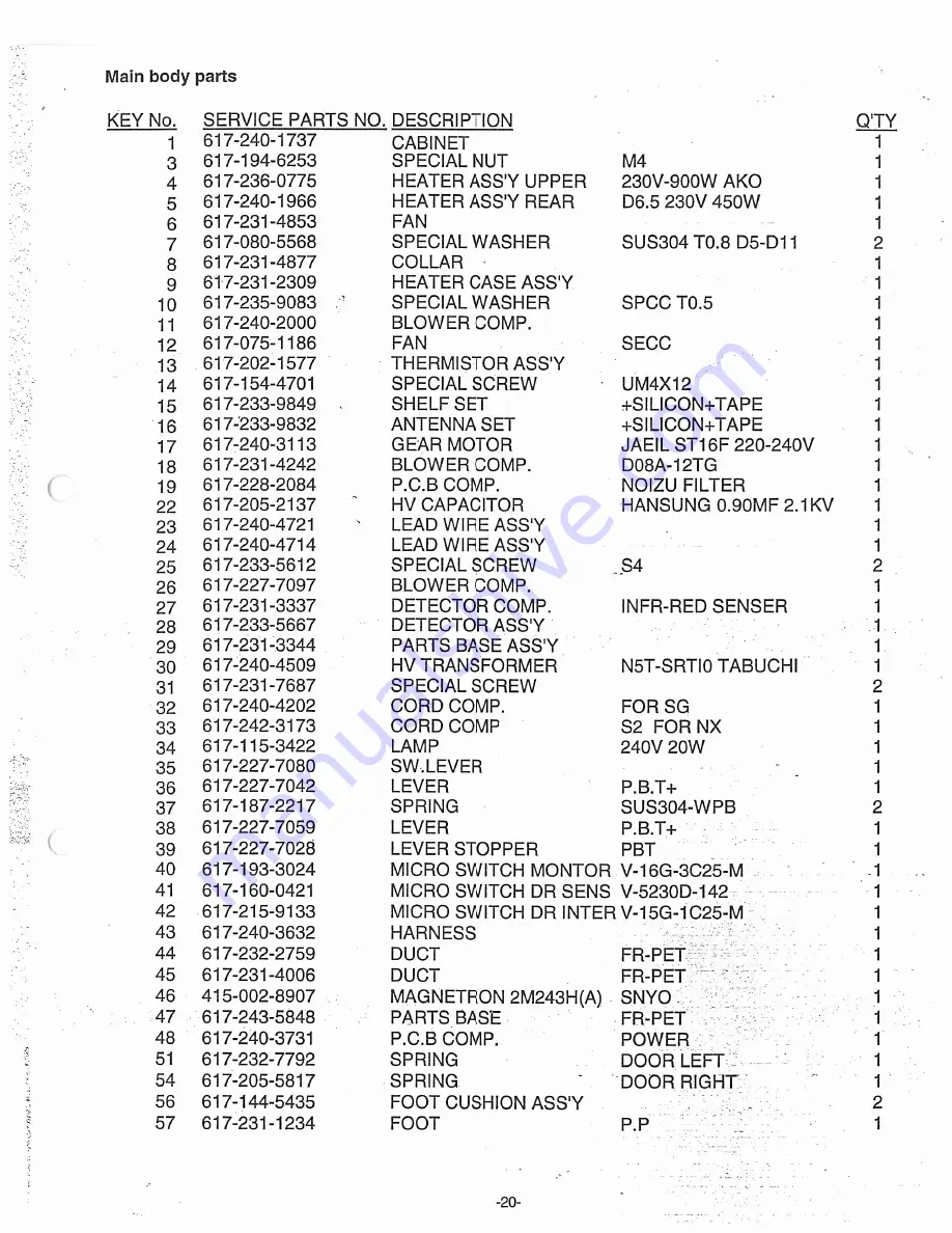 Sanyo EMO-SRT10NX Service Manual Download Page 21