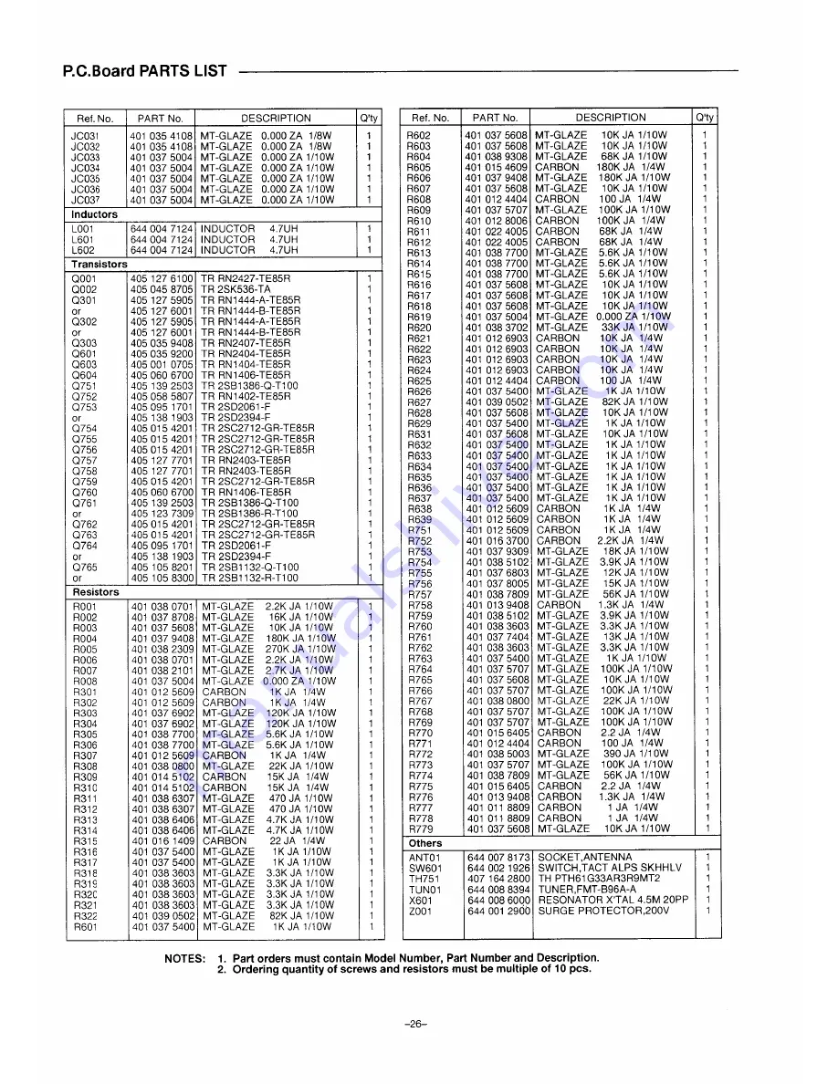 Sanyo FXD-615GD Service Manual Download Page 22