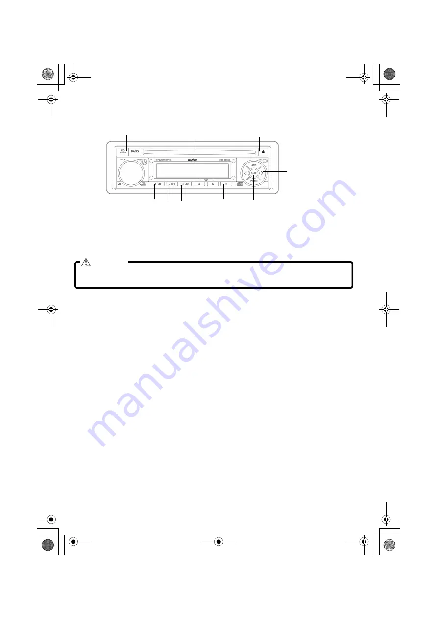 Sanyo FXD-885GD Скачать руководство пользователя страница 12