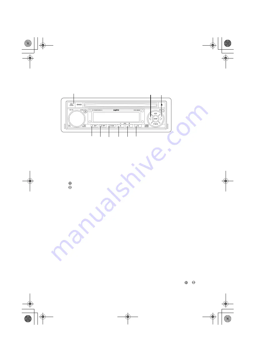 Sanyo FXD-885GD Operating Instruction Download Page 14