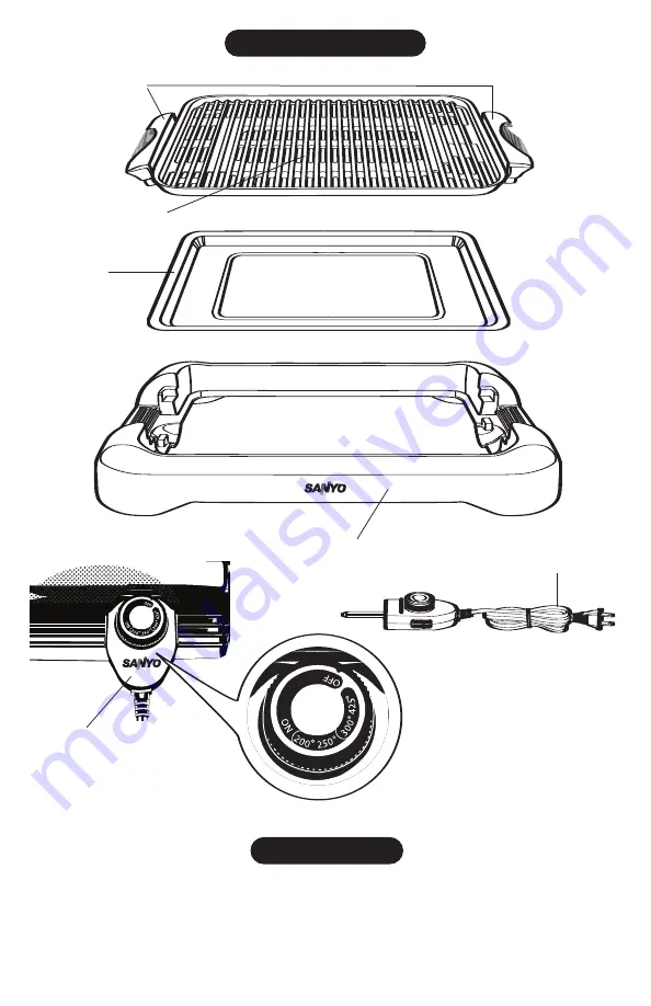 Sanyo HPS-SG2 - Indoor Barbecue Grill Instruction Manual Download Page 4