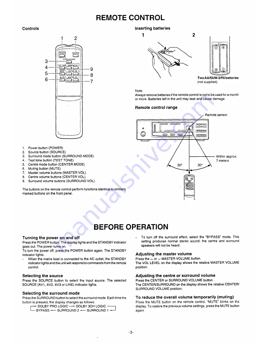 Sanyo HT-D47 Скачать руководство пользователя страница 4