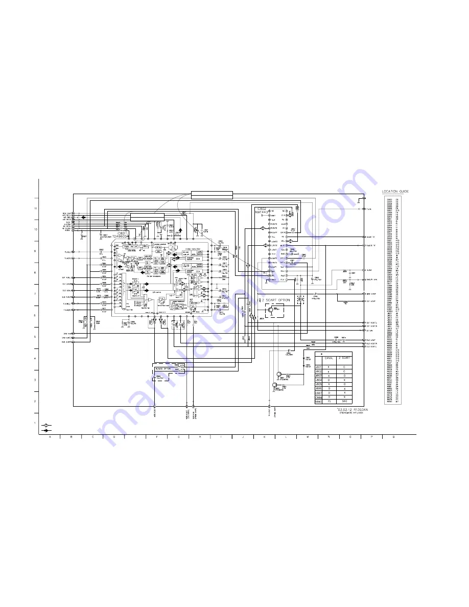 Sanyo HV-DX2E Service Manual Download Page 38