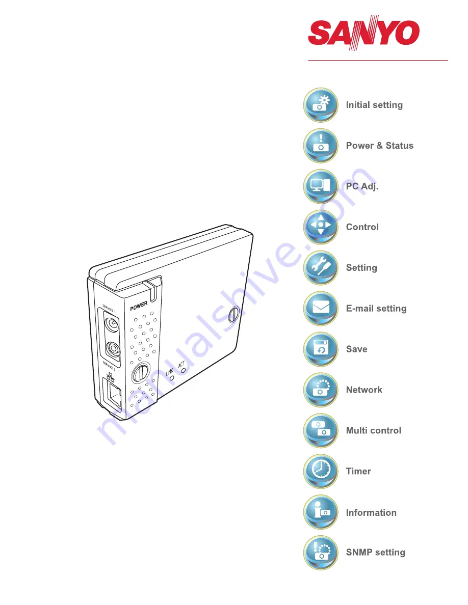 Sanyo LD-Net Скачать руководство пользователя страница 1