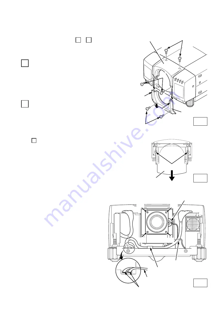 Sanyo LNS LNS-W03 Lens Replacement Manual Download Page 10