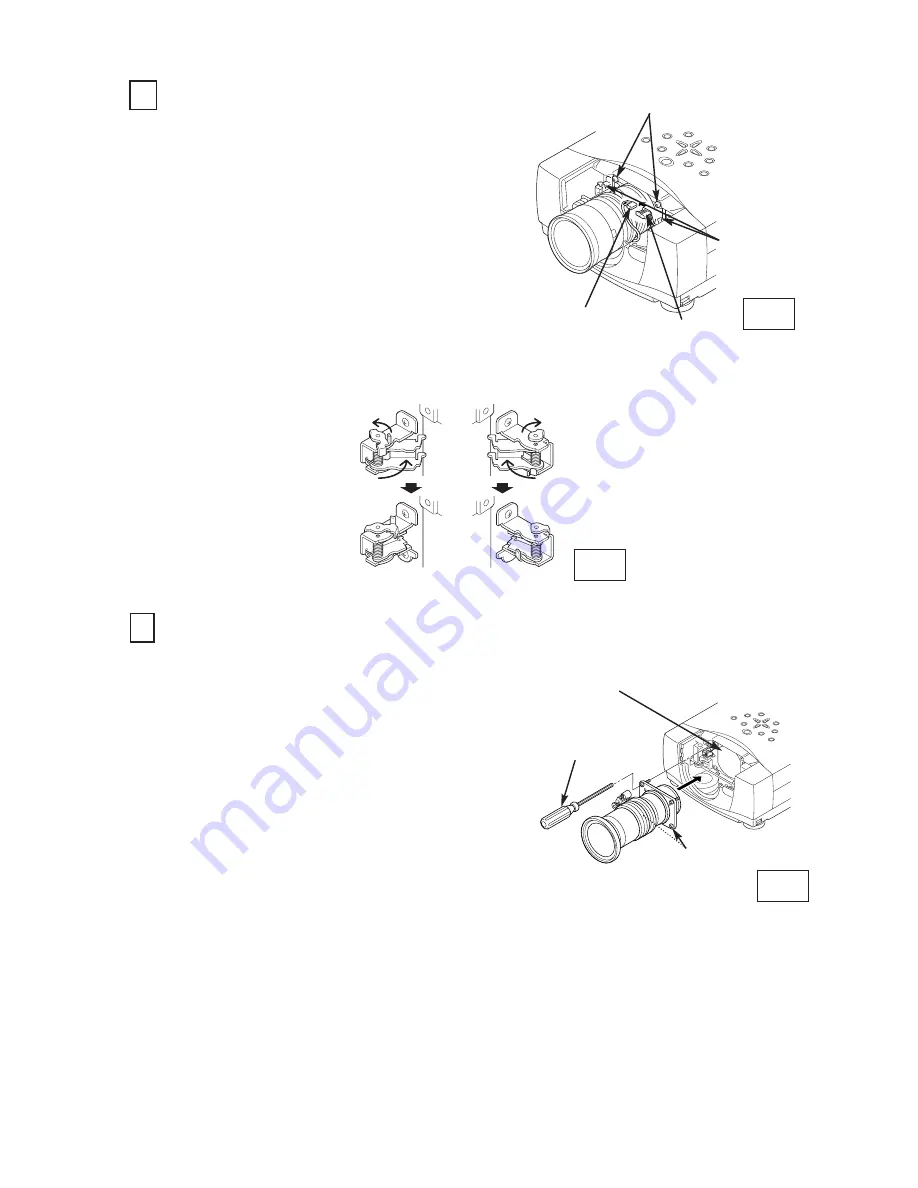 Sanyo LNS-T31A - Telephoto Zoom Lens Replacement Procedure Download Page 5