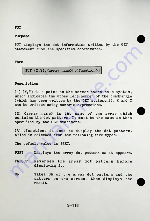 Sanyo MBC-550 Series User Manual Download Page 183