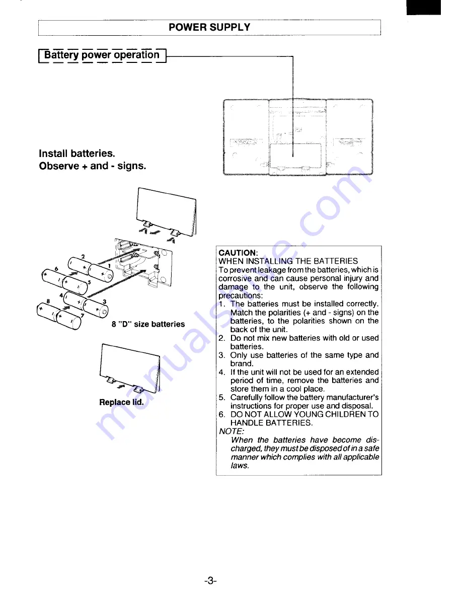 Sanyo MCD-S660F Скачать руководство пользователя страница 4