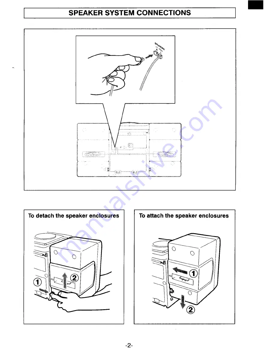 Sanyo MCD-S665F Instruction Manual Download Page 3