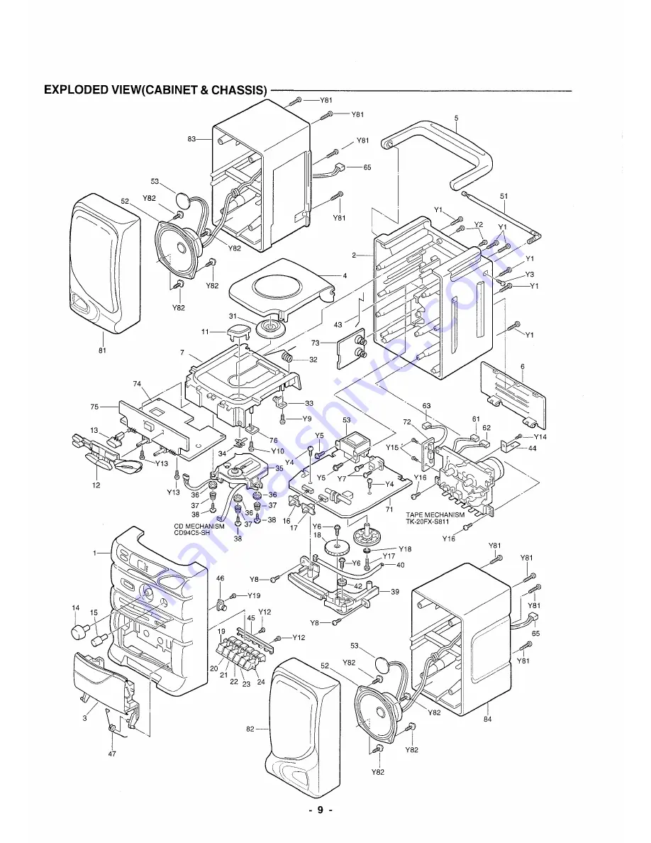 Sanyo MCD-S665F Service Manual Download Page 10