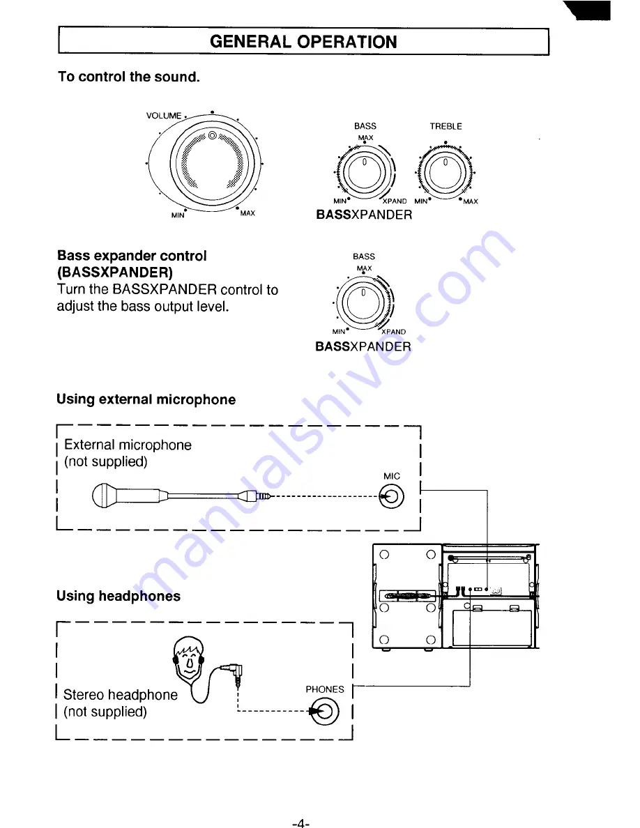 Sanyo MCD-S670F Instruction Manual Download Page 5