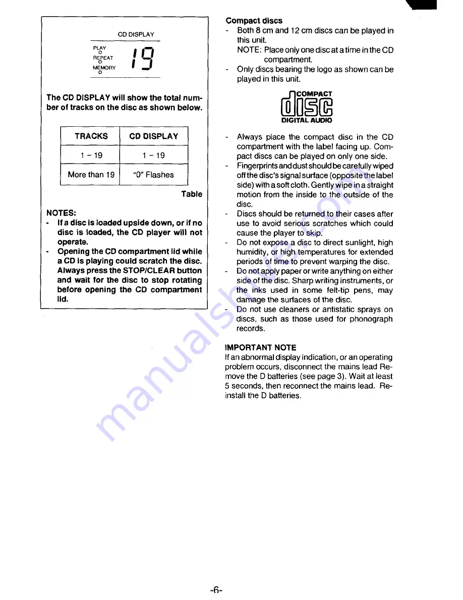 Sanyo MCD-S670F Instruction Manual Download Page 7