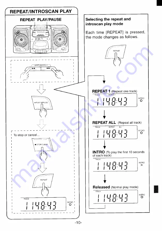 Sanyo MCD-S735F Instruction Manual Download Page 11