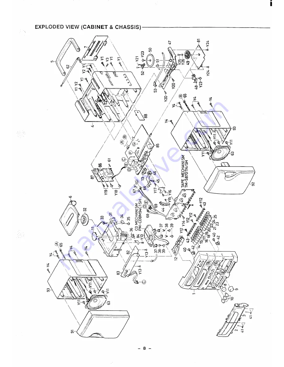 Sanyo MCD-S870F Service Manual Download Page 9