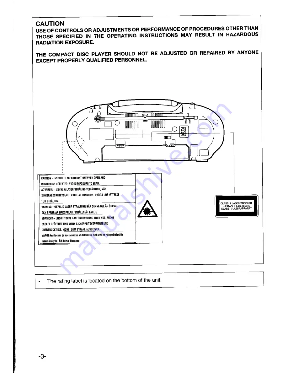 Sanyo MCD-Z160F Скачать руководство пользователя страница 4