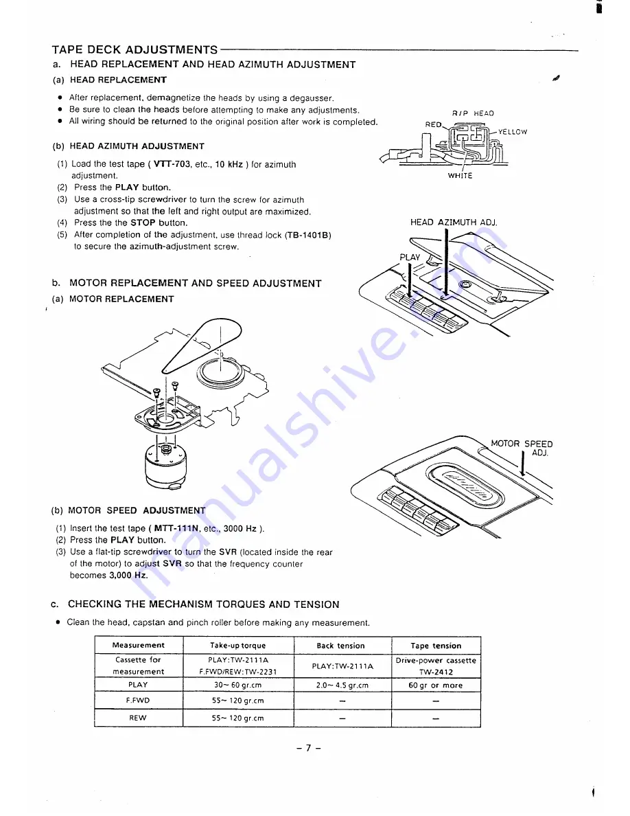 Sanyo MCH-900F Скачать руководство пользователя страница 8