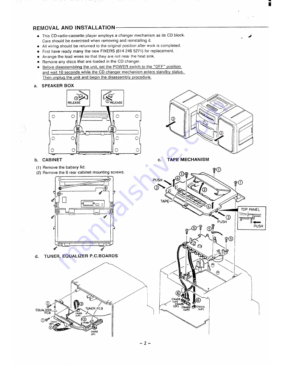 Sanyo MCH-900F Скачать руководство пользователя страница 51