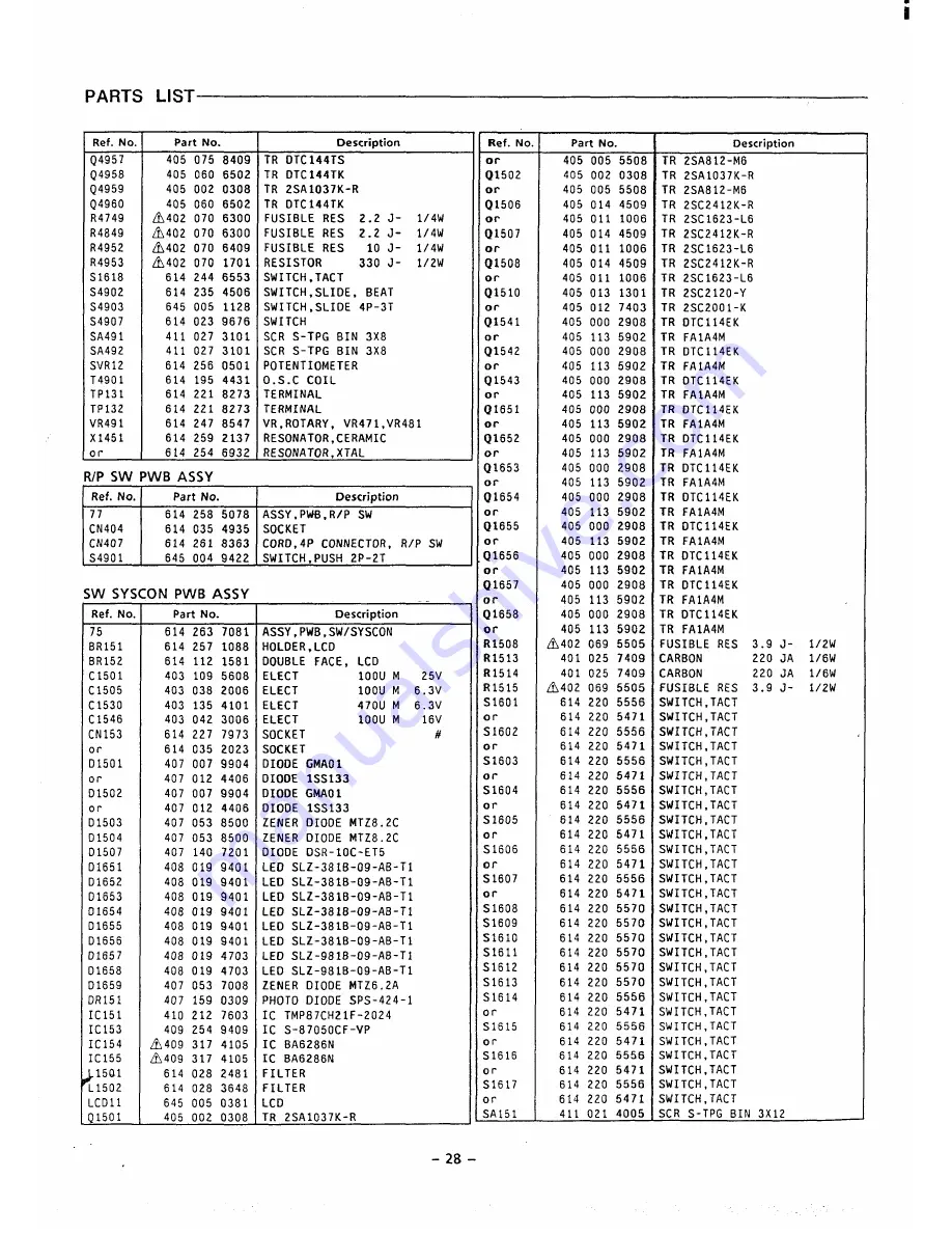 Sanyo MCH-900F Скачать руководство пользователя страница 77