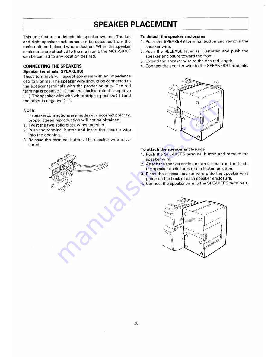 Sanyo MCH-S970F Скачать руководство пользователя страница 4