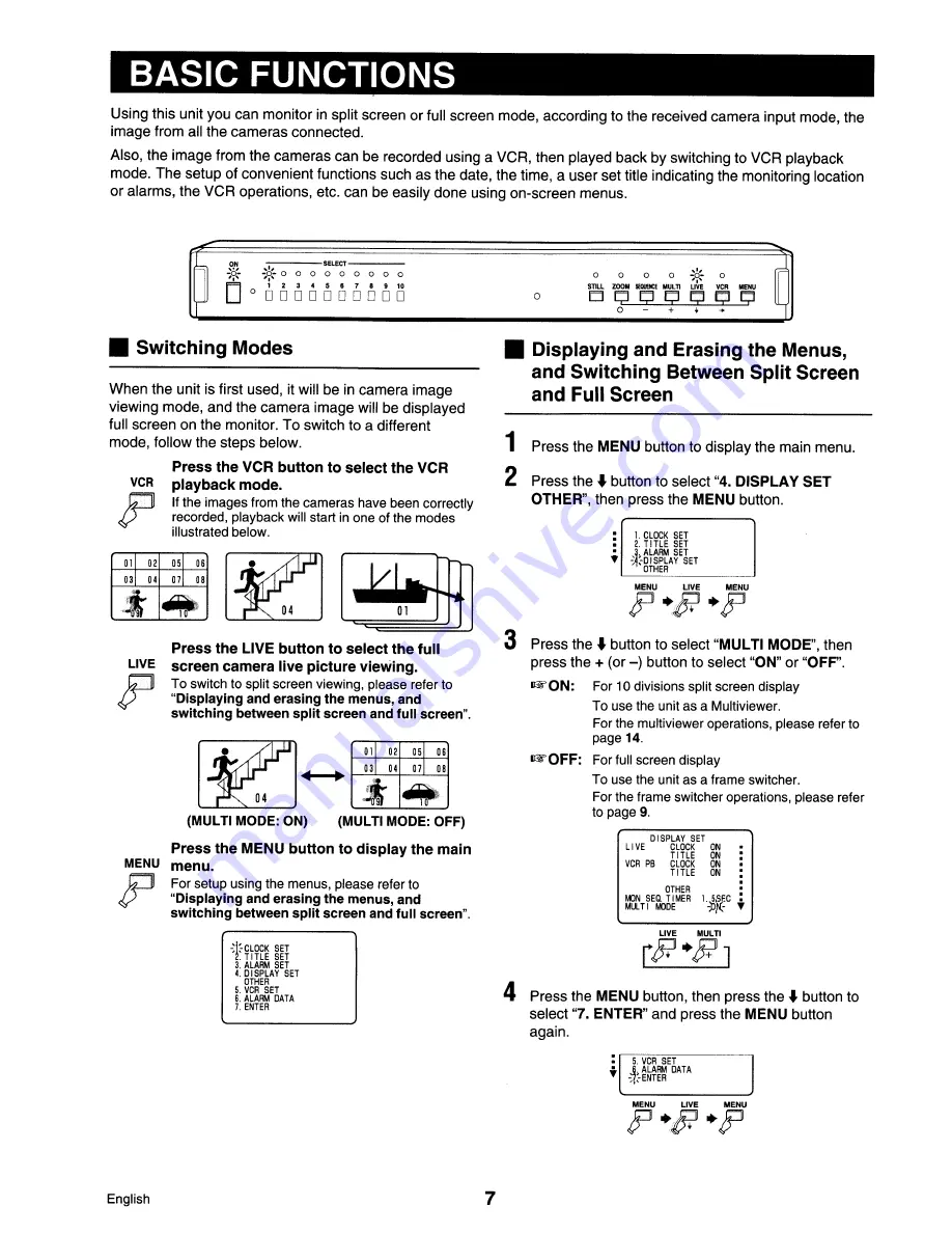 Sanyo MPX-MS10P Скачать руководство пользователя страница 8