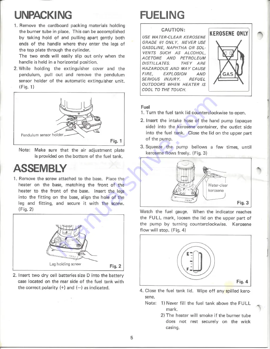 Sanyo OHC 510 Operating Instructions Manual Download Page 6