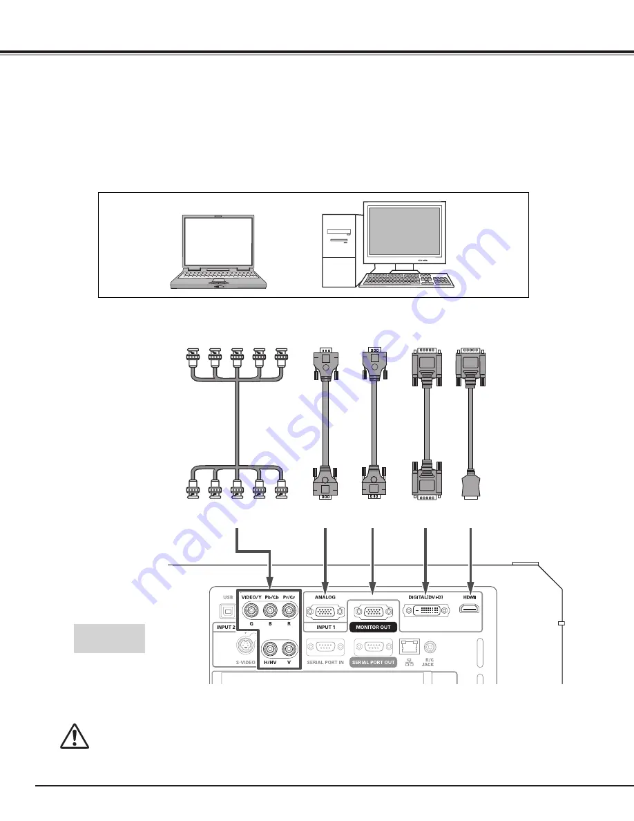 Sanyo PDG-DHT8000L - 8000 Lumens Скачать руководство пользователя страница 20