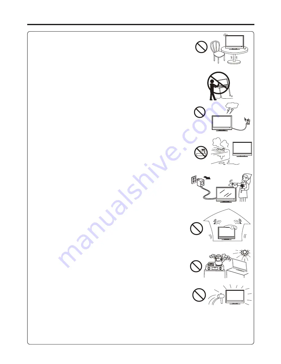 Sanyo PDP-42XR8DA Instruction Manual Download Page 4