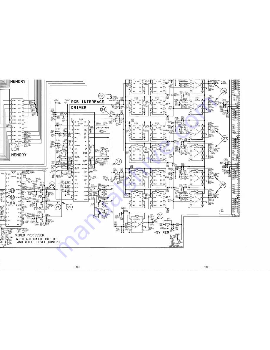 Sanyo PLC-320MB Service Manual Download Page 135