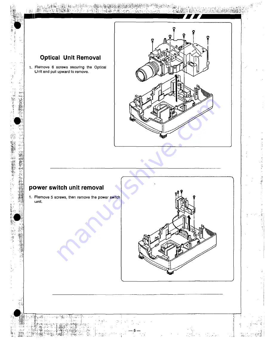 Sanyo PLC-8800E Скачать руководство пользователя страница 5